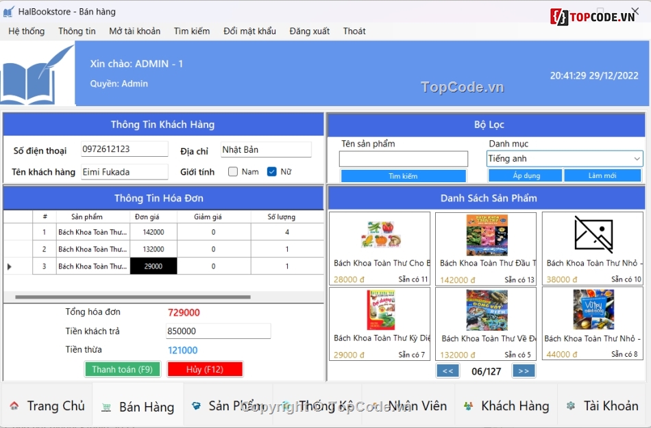 Quản lý bán sách C Sharp,Quản lý bán sách WindowForm,Quản lý bán hàng C Sharp,Quản lý bán hàng WindowForm,Source Code quản lý bán hàng,Phần mềm quản lý bán hàng C Window